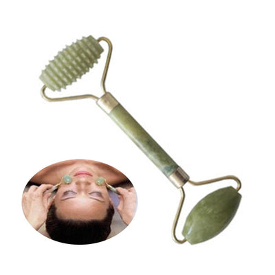 Facial Massage Roller Double Heads Jade Stone